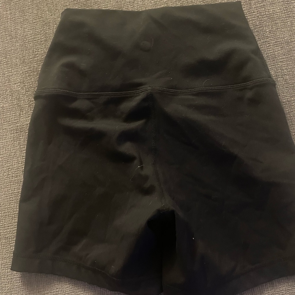 Yogalicious Black High-Waisted Bike Shorts